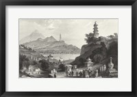 Temple, at Lake Lee-Hoo Framed Print