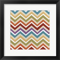 Retro Pattern II Framed Print