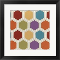 Retro Pattern IV Framed Print