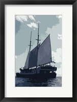 Framed Caribbean Vessel I