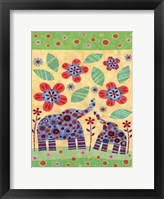 Elephant Pair Framed Print