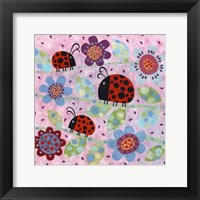 Framed Lady Bugs