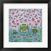 Frog Pond Framed Print