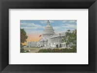 Framed Capitol Building, Washington, D.C.