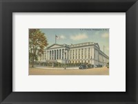 Framed Treasury Building, Washington, D.C.