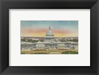 Framed Capitol Panoramic, Washington, D.C.