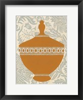 Pottery Patterns I Framed Print