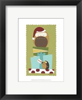 Happy Owlidays III Framed Print