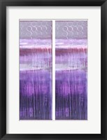 2-Up Purple Rain II Framed Print