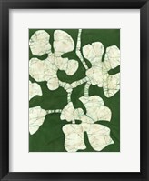 Framed Green Blooms II
