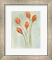 Framed Painted Tulips I