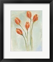 Painted Tulips I Framed Print