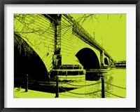 Framed London Bridges on Lime