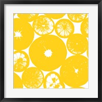 Framed Yellow Lemon Slices