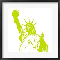 Framed Liberty in Lime