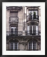 Framed Balcon Parisien I