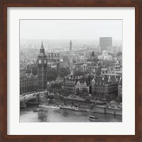 Framed City Of Westminster From The South Bank Of The Thames, 1963