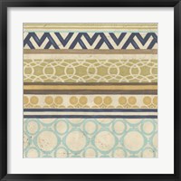 Geometric Frieze I Framed Print