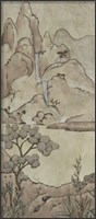 Chinoiserie Landscape II Framed Print