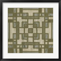 Framed Deco Tile III