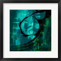 Framed Turquoise Element III