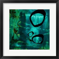 Framed Turquoise Element IV