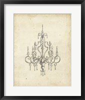 Framed Classical Chandelier III