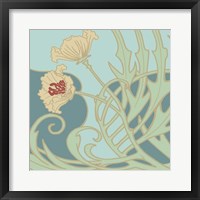 Poppy Flourish I Framed Print