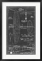 Framed Aeronautic Blueprint I
