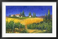 Framed Tuscan Evening