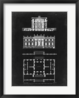 Framed Graphic Building & Plan IV