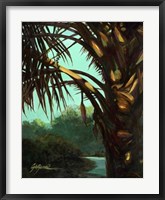 Framed Dark Palm