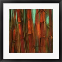 Sunset Bamboo II Framed Print