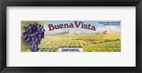 Framed 2-Up Vintage Wine Label I