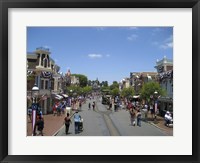 Framed Disneyland Main Street