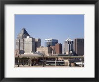 Framed Greensboro Skyline