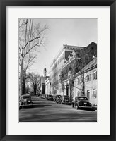 Framed Salem College, General View, Salem Square, Winston-Salem, Forsyth County, NC