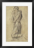 Framed Study of Saint Francis