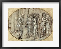 Framed Odysseus and the Daughters of Lycomedes