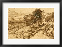 Framed Pastoral Scene