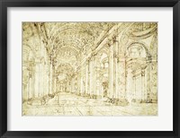 Framed Interior of Saint Peter's Basilica