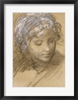 Framed Head of a Female Figure