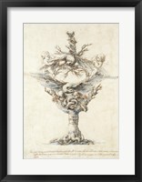 Framed Design for a Ewer with Eagles and PuttI