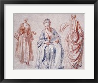 Framed Studies of Three Women