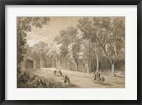 Framed Park Scene