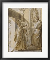 Framed Father of Psyche Consulting the Oracle of Apollo