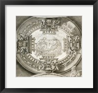 Framed Study for a Ceiling with the Virgin and Christ in Glory