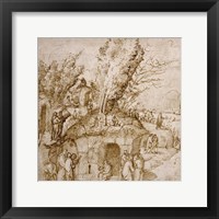 Framed Thebaid: Monks and Hermits in a Landscape