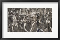 Framed Triumphal Procession of Roman Soldiers Carrying a Model of a City