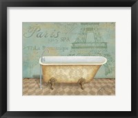 Framed Voyage Romantique Bath I